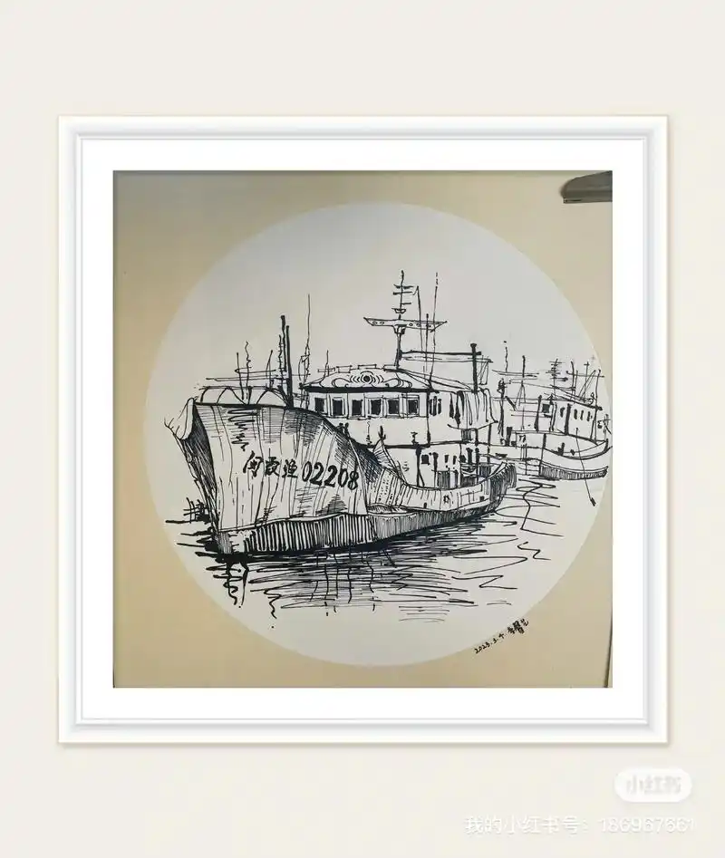 少儿美术速写风景画五六年级