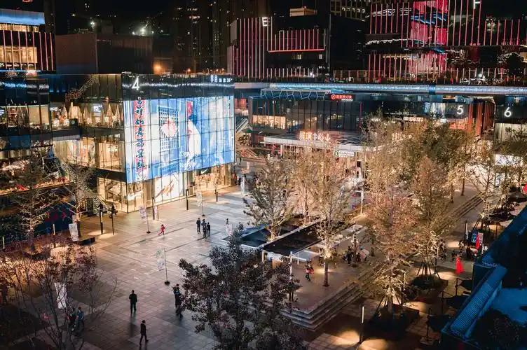 曲江创意谷夜景