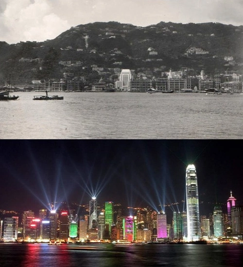 世界主要城市半个世纪变化对比,上海深圳认不出了