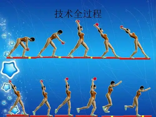 第五周双手头上前掷实心球动作方法