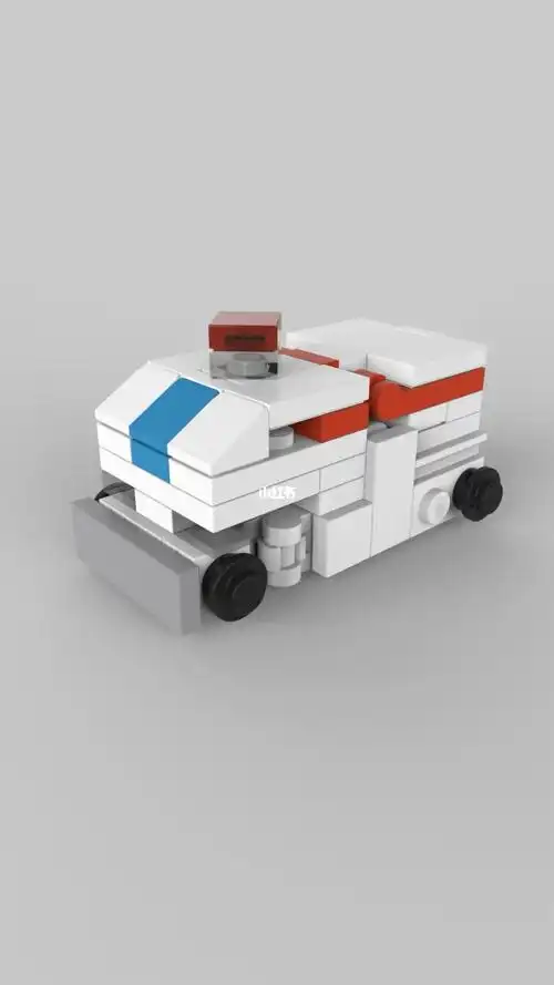 小型的乐高变形金刚g1救护车