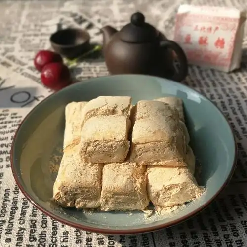 宁波特产豆酥糖味比南塘陆埠传统糕点茶点小吃怀旧小食品250克一份装