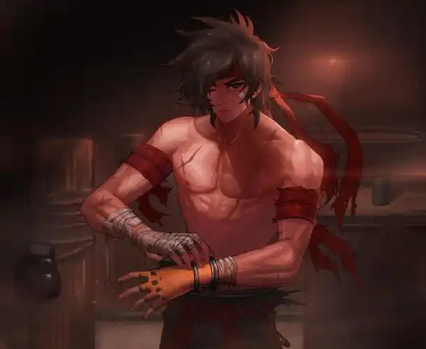 谁有这张dnf男格斗的高清的大图