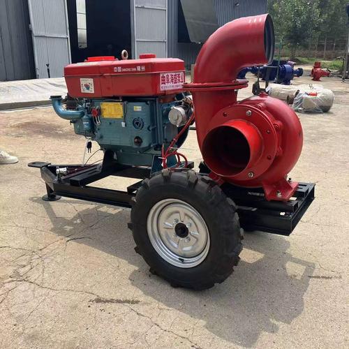 出水量680立方柴油抽水泵 200mm8寸离心泵 移动拖车排污泵