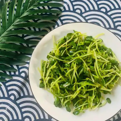 素炒豆苗