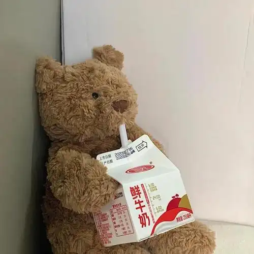 超级可爱的微信小熊玩偶头像