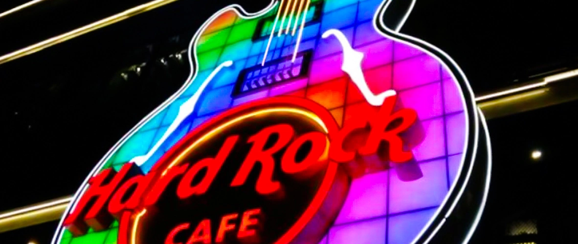 深圳hardrock酒店led发光字