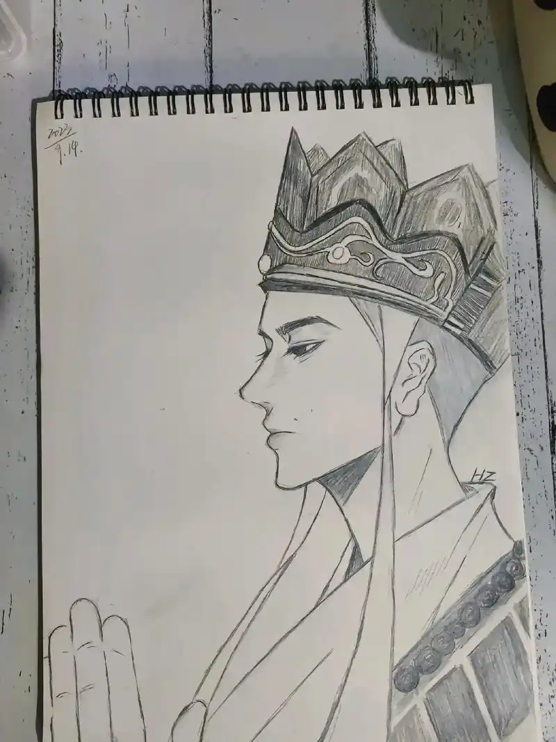 四大皆空,你又是何苦呢?#手绘#唐三藏 #临摹学习 - 抖音