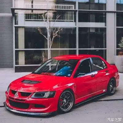 三菱evolution8,红色街霸evo超帅