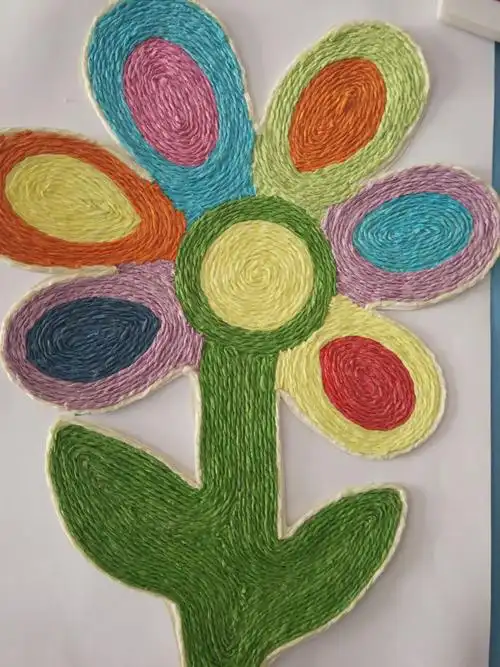 新北小学五年二班 艺术纸绳 绳系童年