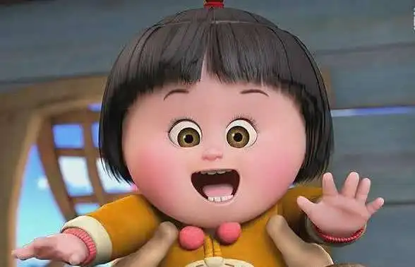 熊出没嘟嘟的父亲和姐姐出现了姐姐扎两个小辫子和嘟嘟一样萌
