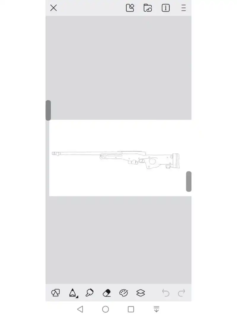 自画和平精英awm狙击枪 觉得我画得好的小伙伴,请三连哦,谢谢!