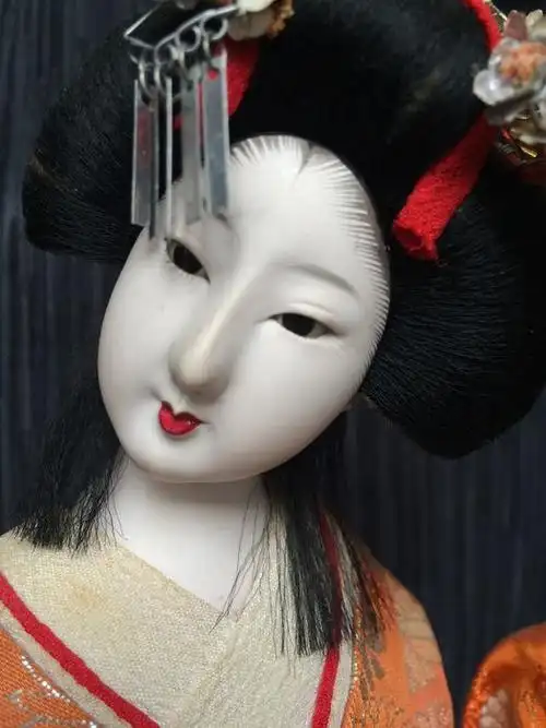 一个艺伎的日本娃娃-日本-大约1960年.