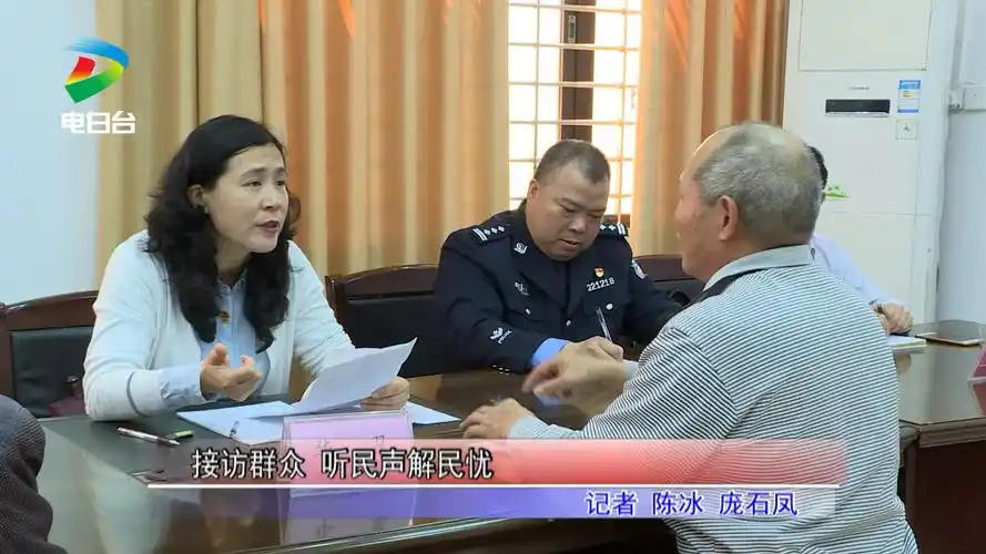 市公安局副局长,副区长,区公安分局局长龙木兴及相关单位领导参加接访