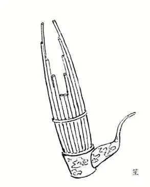 笙乐器简笔画