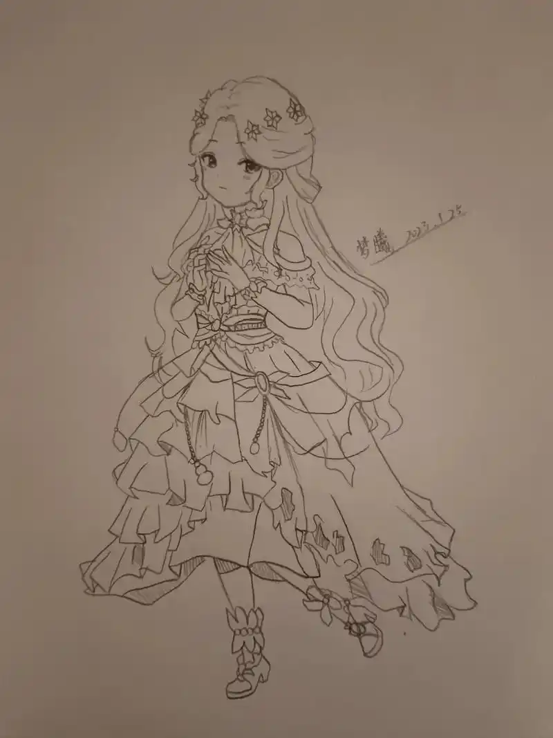 叶罗丽精灵梦光浮尘,辐射白光莹#画画 #手绘 #叶罗丽x光浮 - 抖音