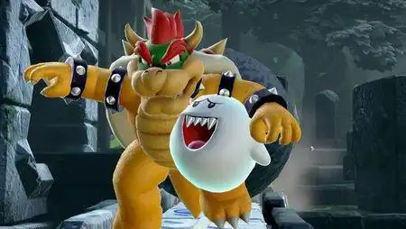 害羞幽灵的同人图,幽灵姬.(幽灵姬是库巴姬的衍生人物.