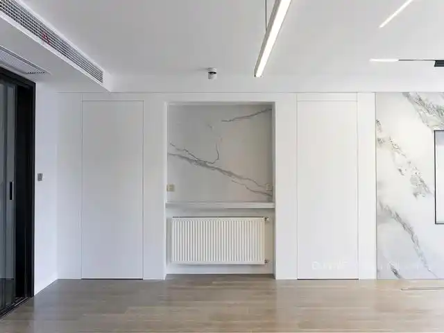 隐形门 护墙的一体化设计显大又高级