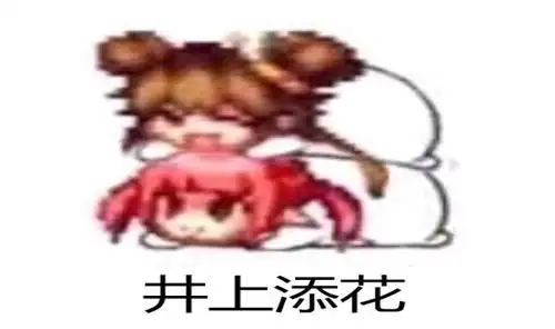 井上添花:指的是在井盖上面再加一个百花,这个词现在不适用了,为之前