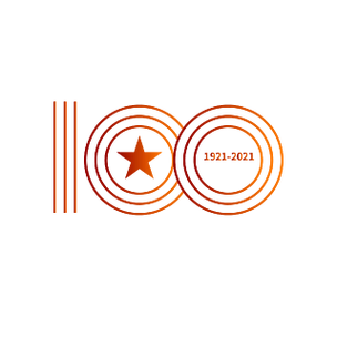 建党100周年素材数字10010-100周年纪念橡树花圈庆祝活动和祝贺设计