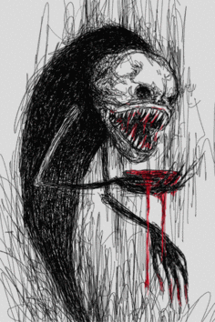 黑暗系照片涂鸦之二