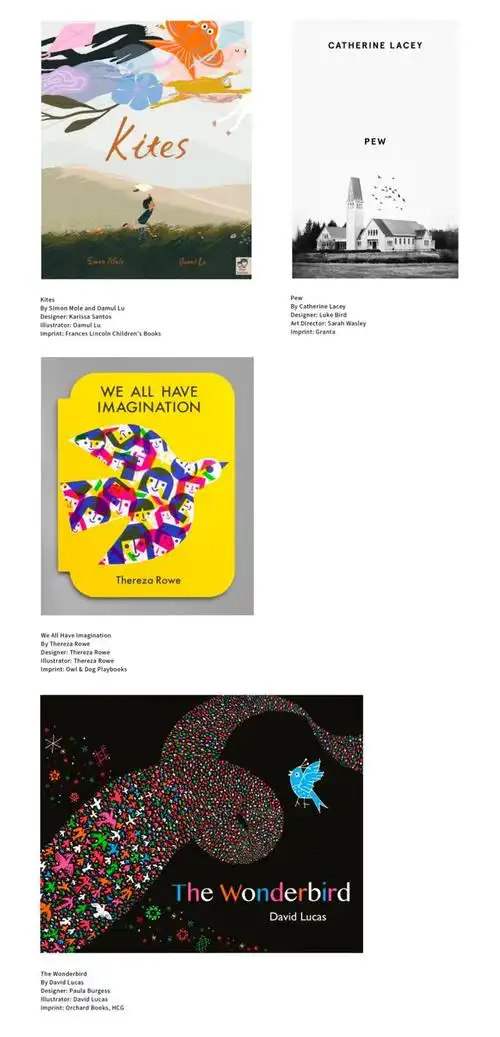 2021英国封面设计学院奖获奖作品