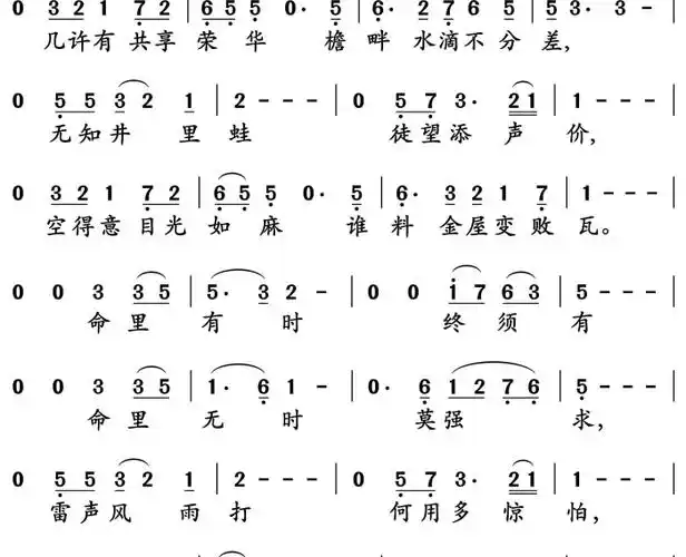 琴艺谱首页 浪子心声2019-12-24 浪子心声简谱歌词 浪子心声(《半斤八