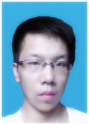 我想把这个做成一寸照片蓝底的 谁能帮我弄啊