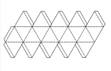 图4-72 正十二面体图4-71 正十二面体平面展开图图4-70 正八面体图4