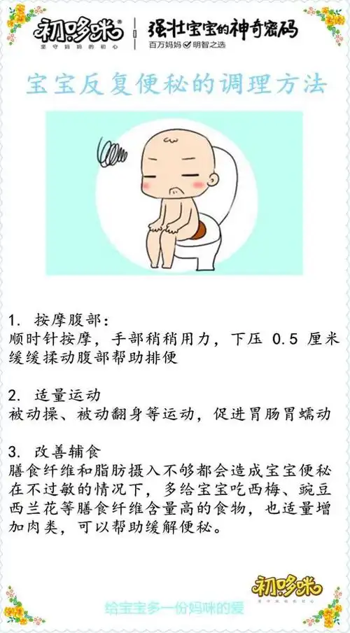 哆咪育儿分享】宝宝便秘这样做,胜过开塞露和肥皂条,还可以改善肠胃
