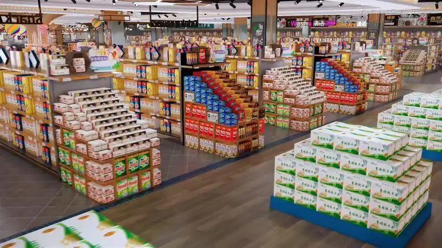 千益超市美陈道具