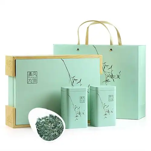 春茶250g送礼高档 碧螺春2021新茶茶叶礼盒装 绿茶嫩芽浓香型罐装