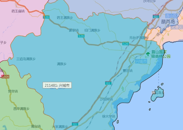 兴城市有多少个乡镇,分别叫什么名字?急急急