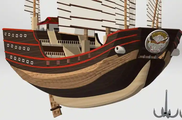 郑和宝船3d建模和打印