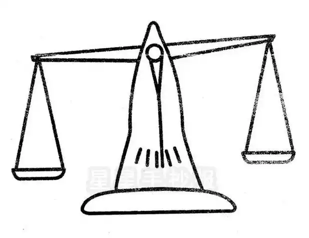 天平简笔画数学
