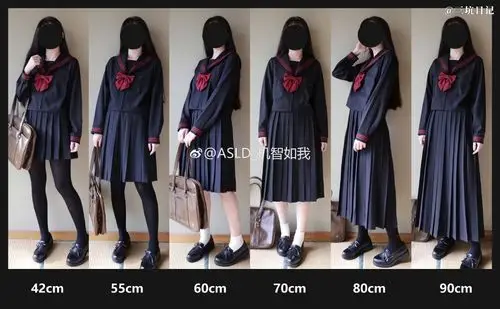 jk制服各身高裙长参考图鉴合集161165