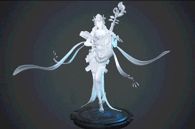 杨玉环建模渲染过程