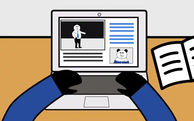 【沙雕动画】像极了你在家上网课的样子_哔哩哔哩_bilibili