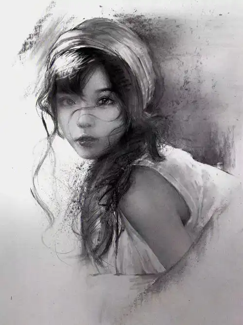 素描人物素描头像素描女孩