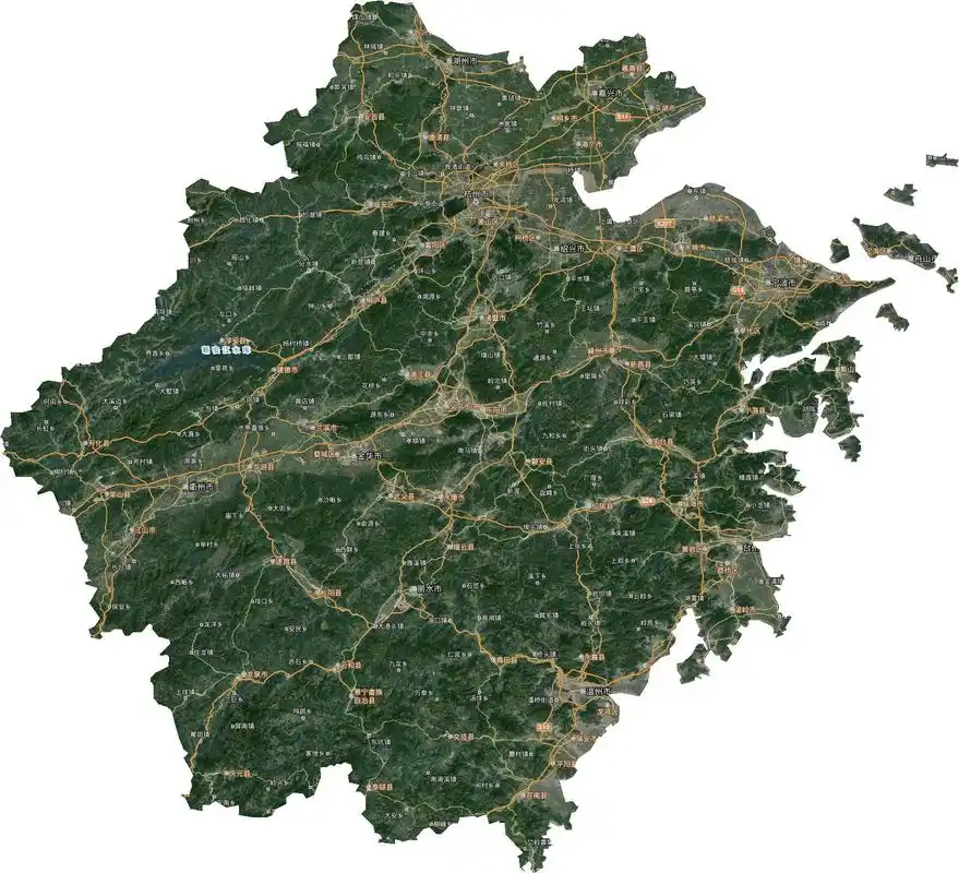 浙江省谷歌高清卫星地图下载