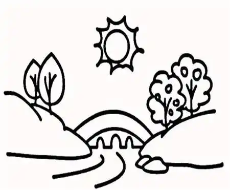 风景简画 风景简画又好看的