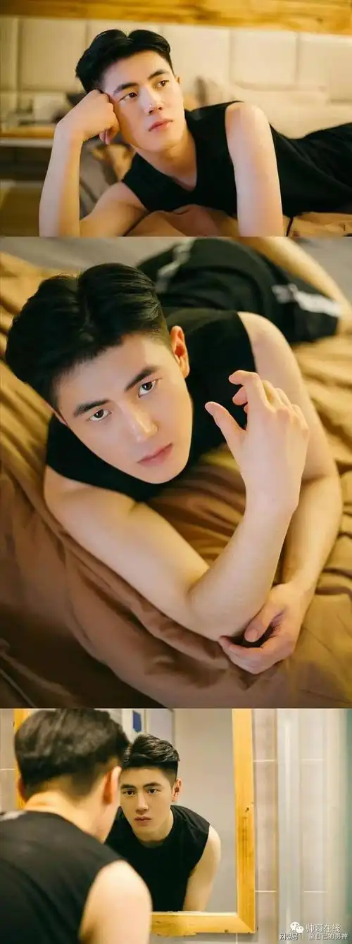 超阳光帅气的单眼皮帅哥