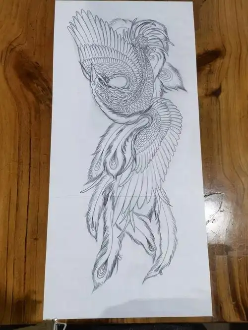 凤凰刺青花臂备稿