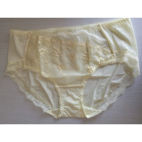 服装鞋帽 内衣 内裤 依曼丽女士平角裤蕾丝花边少女性感无痕内裤dyl
