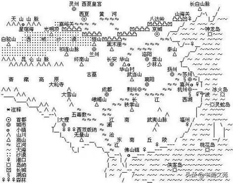 金庸武侠世界门派分布图曝光当年五大门派围攻光明顶失败是必然