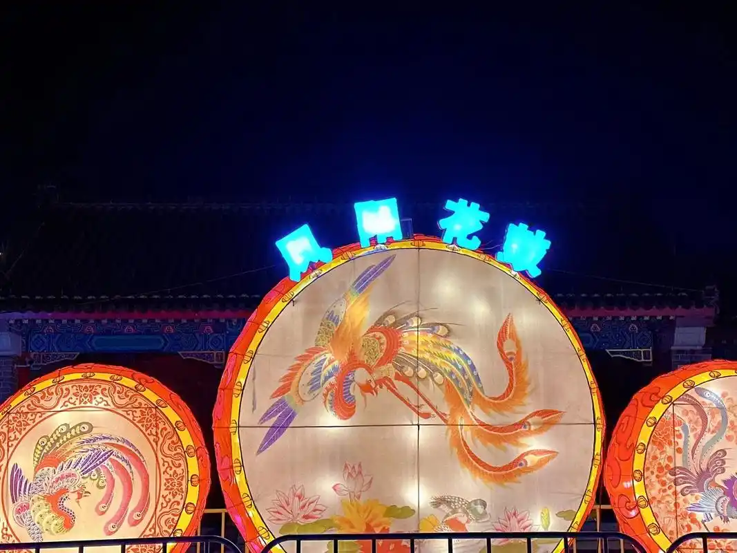 凤阳花鼓#美丽夜景太迷人 ,#花灯满城 #每一张照片都是满满 - 抖音