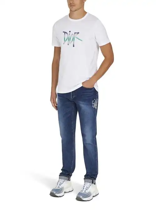 【包邮包税】 dior迪奥 21年春夏 男士 短袖t恤 dio74748wht