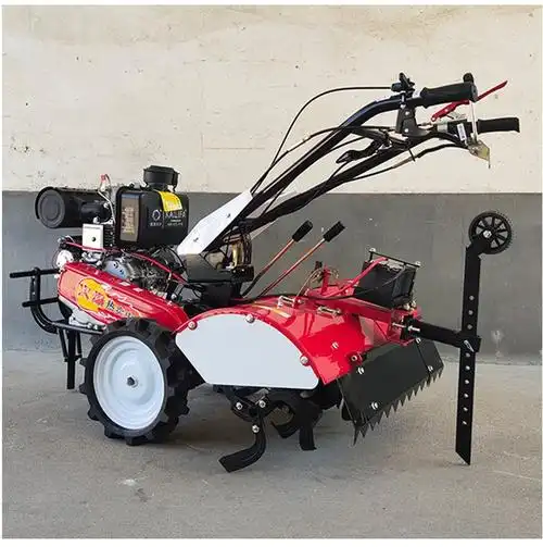 新式四驱微耕机多功能旋耕机农用柴油家用小型耕地机松土旋耕开沟