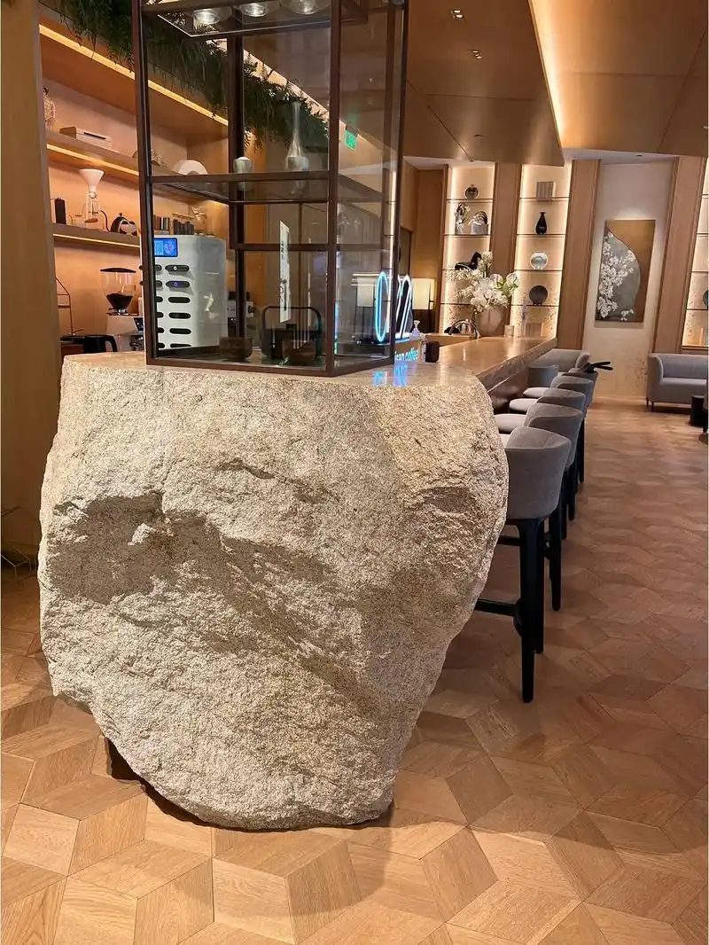 石头吧台!融入自然感受石材器物之美.