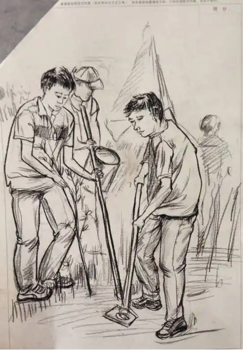 速写科目试卷评分标准附范画示例